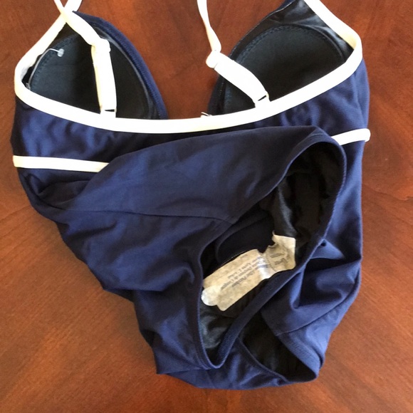 NWOT Ocean Avenue Navy Blue Swimsuit - Picture 6 of 7